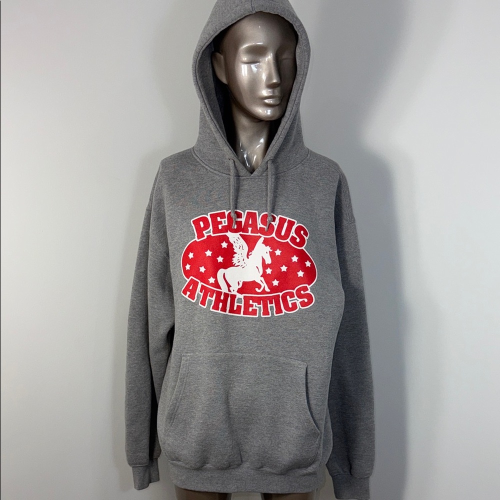 Trippie Redd Merch Gray Pegasus Athletics Hoodie